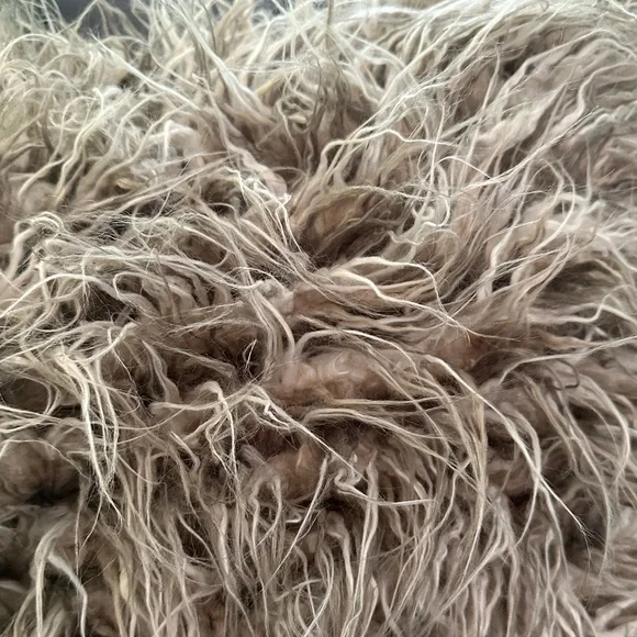 Pottery Barn faux fur pillow & insert - Picture 6 of 16